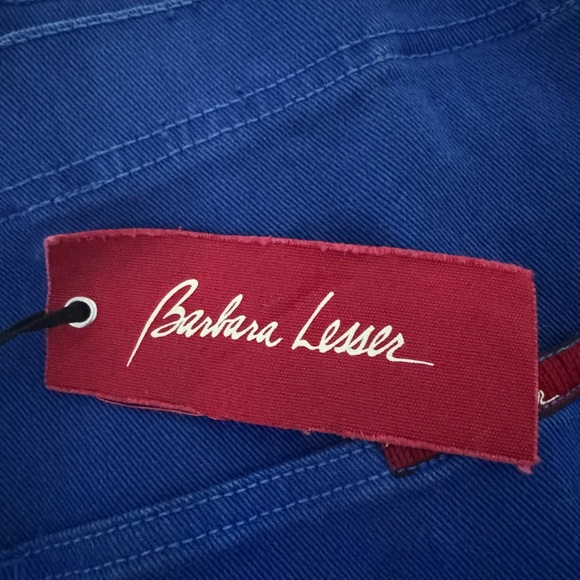 Vintage Barbara Lesser Denim Tote in a Gorgeous French Blue. EUC - Picture 3 of 3